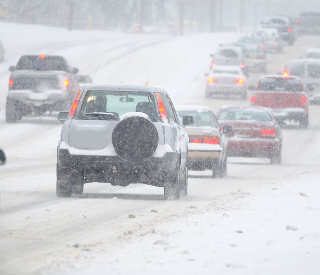 driving in snowy conditions