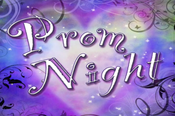 Prom Night on a purple background