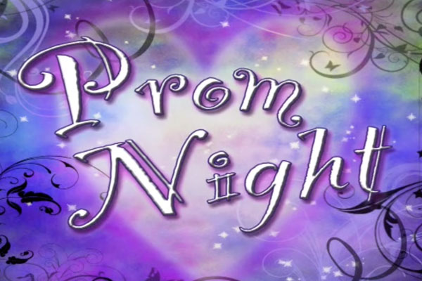 Prom Night on a purple background